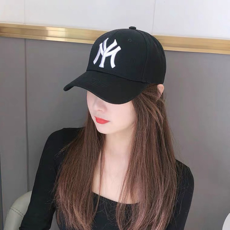 Mũ lưỡi trai nam nữ - Thêu logo NY thể thao kaki mền mịn thoáng mát thấm hút mồ hôi hàng đẹp