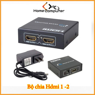 Bộ chia HDMI 1 ra 2 Full HD chuẩn 1.4 ,hàng chính hãng, Xuất tín hiệu hdmi ra 2 màn hình cùng lúc