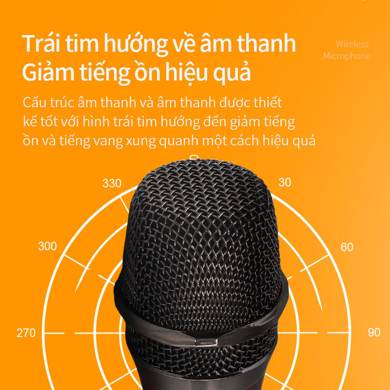 Micro không dây mới một cho hai micro phù hợp cho những buổi họp mặt gia đình karaoke