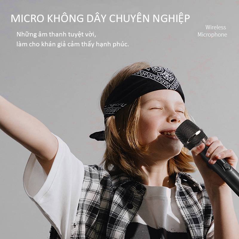 Micro không dây mới một cho hai micro phù hợp cho những buổi họp mặt gia đình karaoke