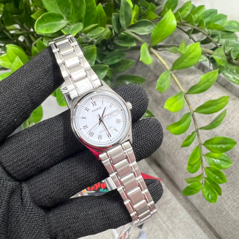 Đồng hồ nữ dây kim loại Casio Anh Khuê LTP-V006D-7BUDF