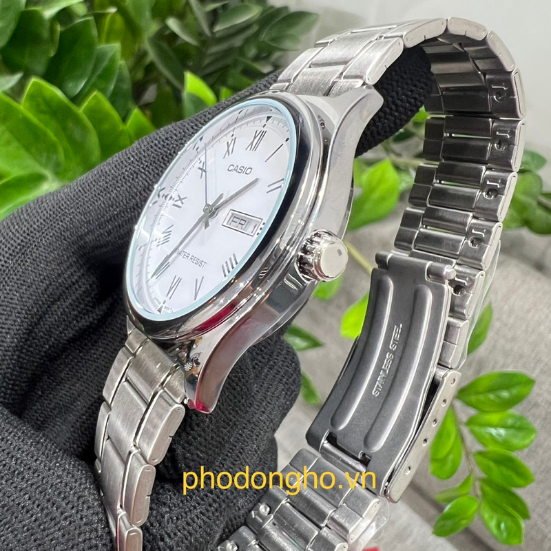 Đồng hồ nam dây kim loại Casio Anh Khuê MTP-V006D-7BUDF
