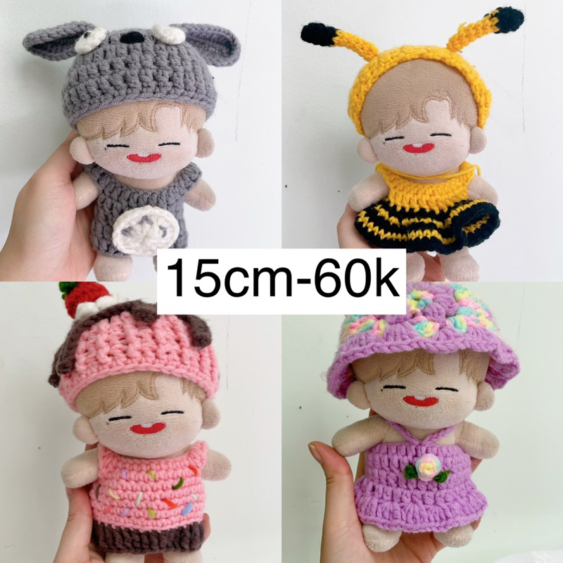 Thanh lý set đồ doll 15cm