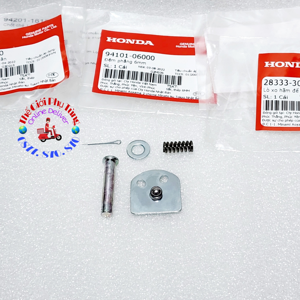 Bộ bi phe cài gác chân sau Vario 150, AB 125-160, Vario 160 zin Honda