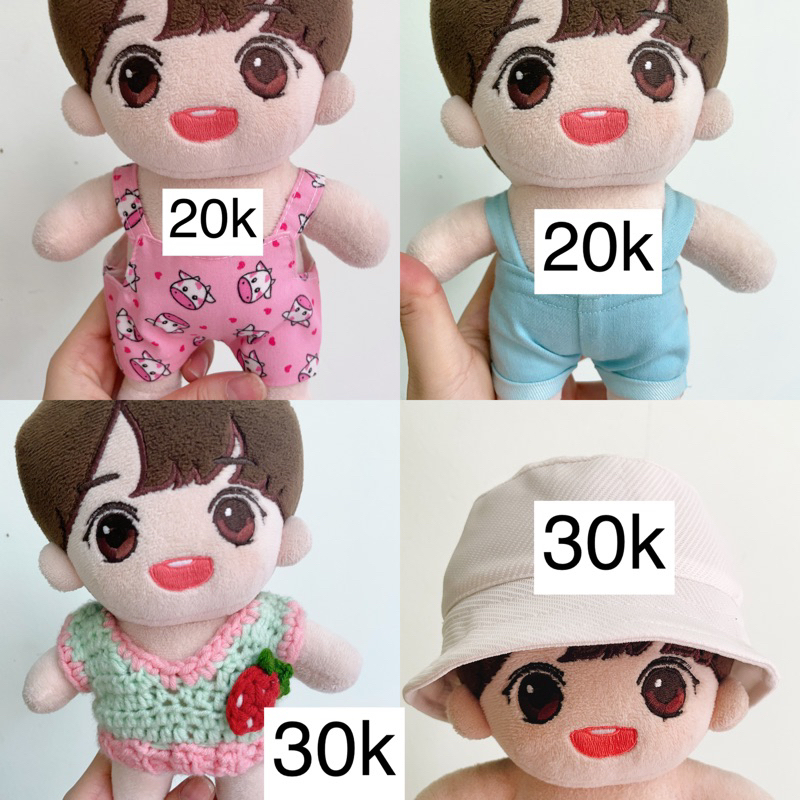 Thanh lý outfit doll 20cm