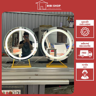 Gương để bàn trang điểm , Gương trang điểm đèn led