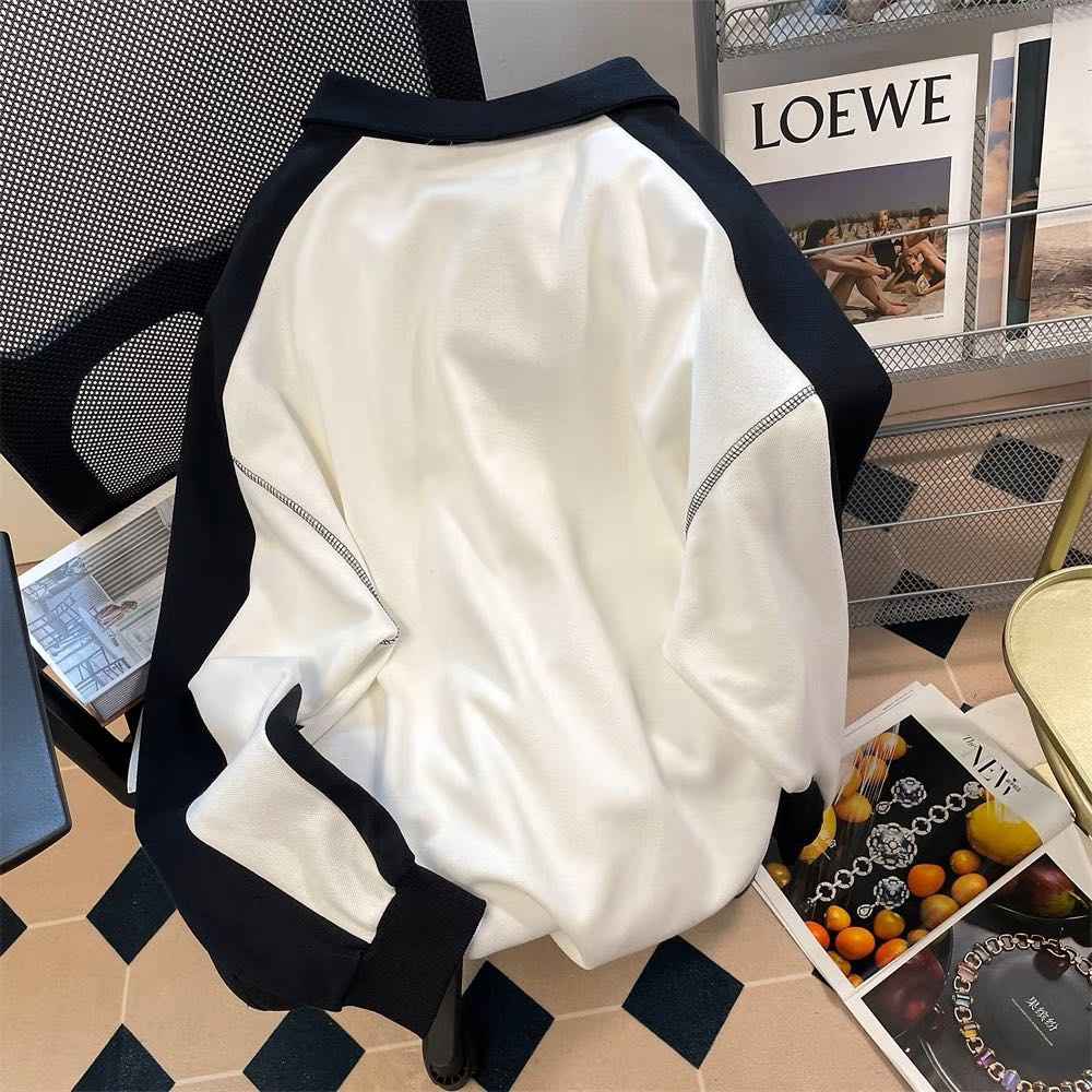 Áo Sweter Chất Nỉ Cổ Sơ Mi, Áo Nỉ Dài Tay Dáng Rộng Dành Cho Nam Nữ
