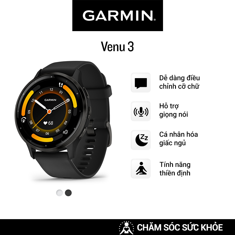 Đồng Hồ Thông Minh Garmin Venu 3  - Hàng Chính Hãng