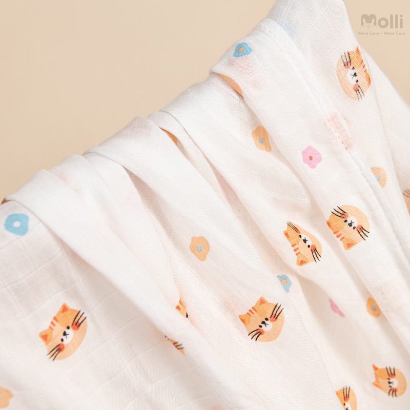 Khăn tắm xô 100% sợi tre Premium Bamboo Molli - KT 120*120CM