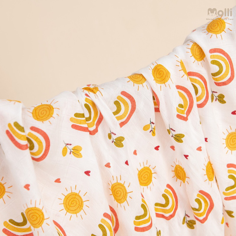 Khăn tắm xô 100% sợi tre Premium Bamboo Molli - KT 120*120CM