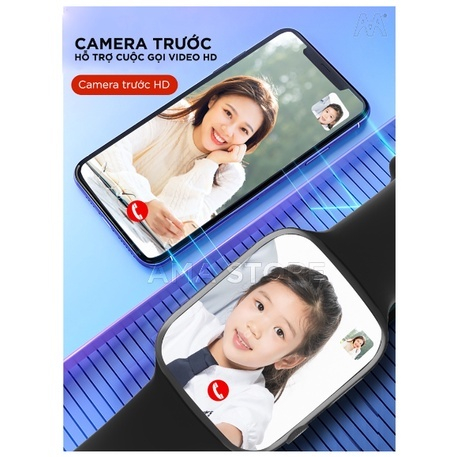 Đồng Hồ Thông Minh Cho Trẻ em, Học sinh, Sinh Viên, Chính Hãng QTS, Lắp Sim Gọi, Video Call Watch, Định vị GPS