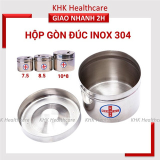 HỘP ĐỰNG GÒN INOX ĐỦ SIZE DÙNG TRONG SPA, Y TẾ