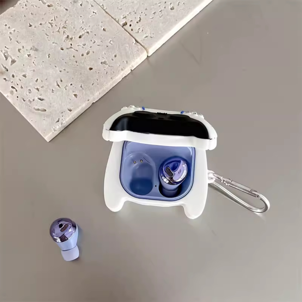 Ốp case cho Galaxy Buds2 Pro / Buds Pro / Buds 2 / Buds Live dẻo chống va đập  - Tặng kèm móc treo