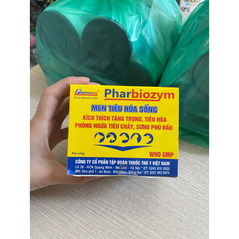 Men tiêu hoá Sống Pharbiozym cho chó mèo 5g