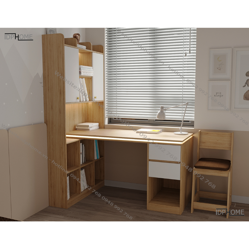 Bàn học góc đẹp cho bé BH6803