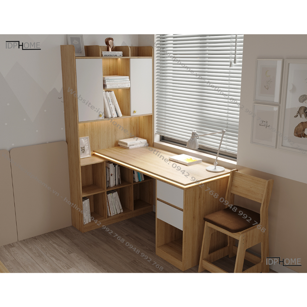 Bàn học góc đẹp cho bé BH6803