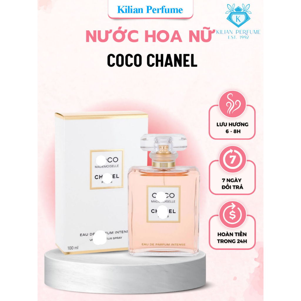 Nước hoa nữ Coco Mademoiselle Chanel EDP  100ml - Dầu thơm nữ tính quyến rũ lưu hương lâu, ngọt ngào nữ tính | BigBuy360 - bigbuy360.vn