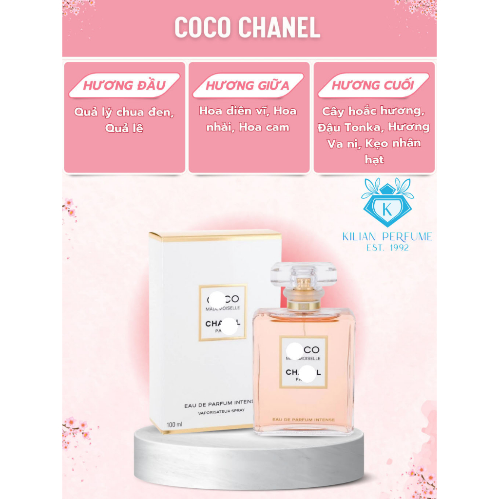 Nước hoa nữ Coco Mademoiselle Chanel EDP  100ml - Dầu thơm nữ tính quyến rũ lưu hương lâu, ngọt ngào nữ tính | BigBuy360 - bigbuy360.vn