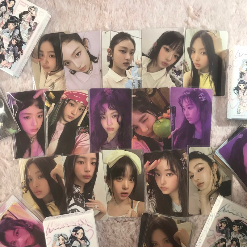 Photocard album Get up Weverse,Bag,Box nhóm NEWJEANS