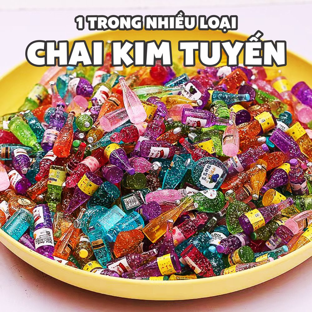 Túi mù blind bag mô hình mini trang trí, ngẫu nhiên nhận được đồ mini đồ ăn chai nước , test nhân phẩm may mắn