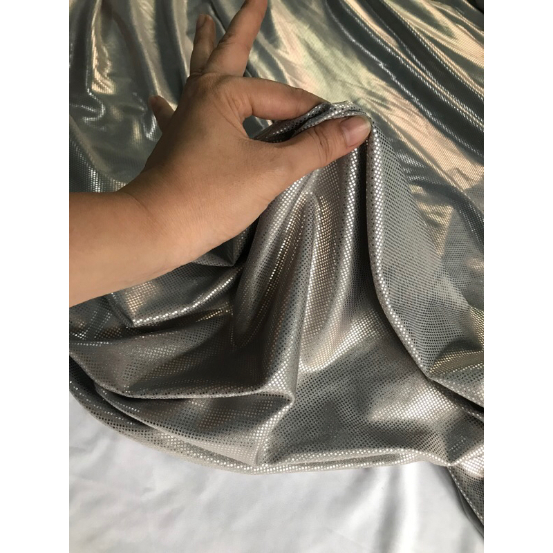 Vải Thun poly tráng giả Da