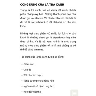 (VHST giao trong ngày) CÂY TRÀ XANH.