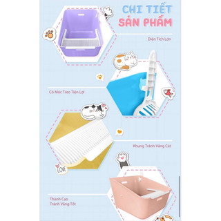KHAY VỆ SINH CHO MÈO CUTE