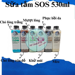Sữa Tắm SOS Cho Thú Cưng Chó Mèo Mẫu Mới - PetMart Vĩnh Long