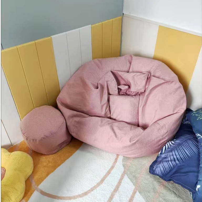 ♚■Sofa Tatami Bean Bag Lounge Chair Cô gái Nghỉ ngơi Thảm Ngủ Lazy Chair Ôm Chân Đạp