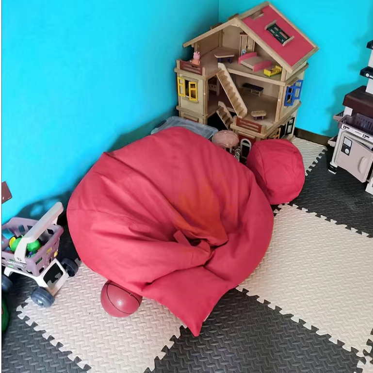 ♚■Sofa Tatami Bean Bag Lounge Chair Cô gái Nghỉ ngơi Thảm Ngủ Lazy Chair Ôm Chân Đạp