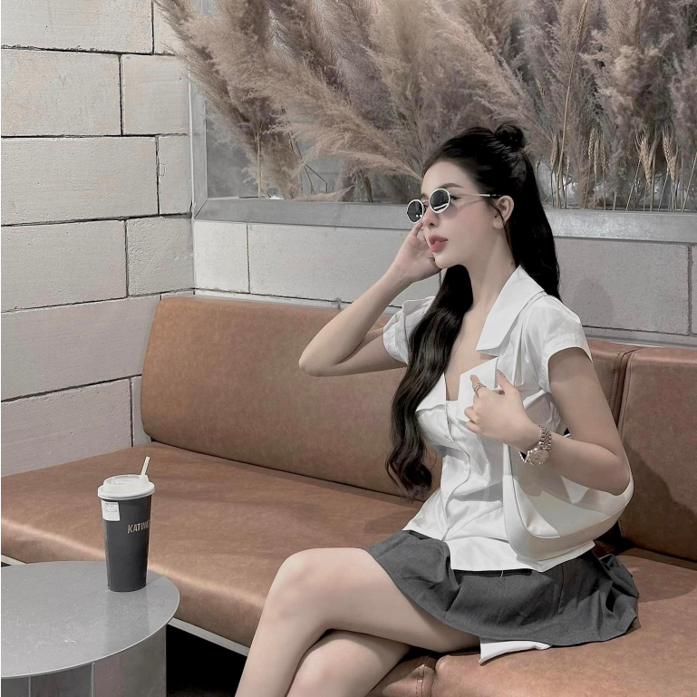 Set Áo SơMi Mix Chân Váy MPB