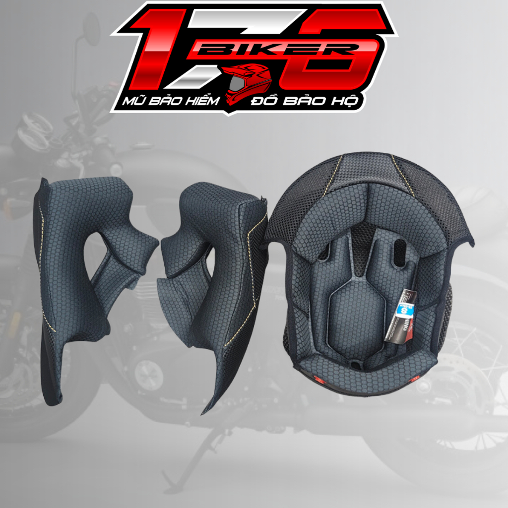 Lót mũ bảo hiểm Fullface YOHE 985 - BIKER 176 - Mũ bảo hiểm & Đồ bảo hộ