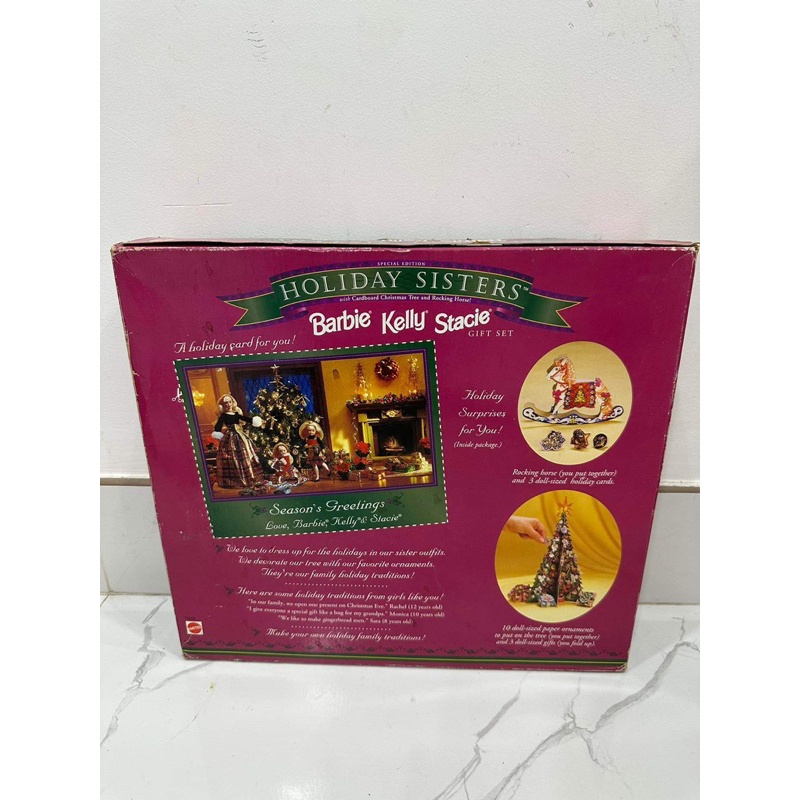 Búp bê Barbie & Kelly Holiday Sister