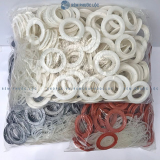 Túi 100 Bộ Khoen May Rèm Ore - Khoen May Rèm Đục Lỗ Nhựa Nguyên Sinh Cao Cấp