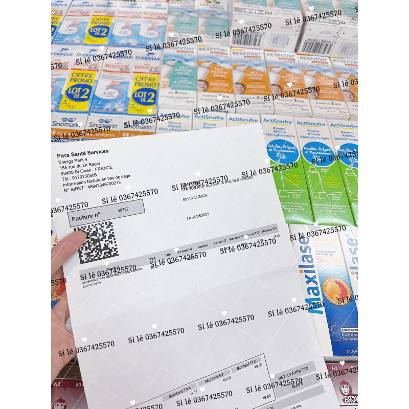 Xịt mũi vô trùng Physiomer - Respimer của Pháp