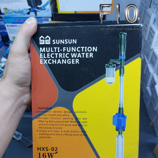 Máy hút cặn vệ sinh thay nước hồ cá sunsun hxs-02 | công suất 16w