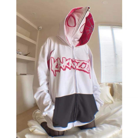 Áo Khoác, Áo Hoodie Khóa zip 2 Mũ Người Nhện Mẫu Mới Hottrend,thoitranghotrend366