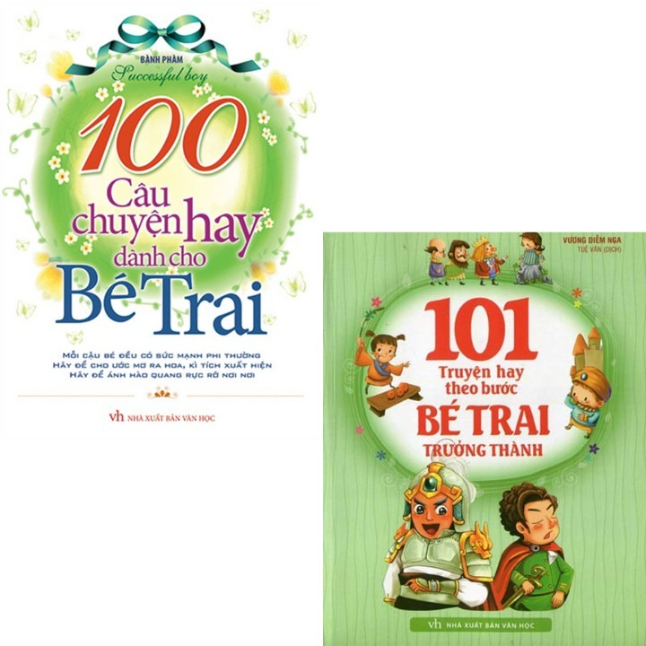 Sách: Combo 101 Truyện Hay Theo Bước Bé Trai Trưởng Thành + 100 Câu Chuyện Hay Dành Cho Bé Trai