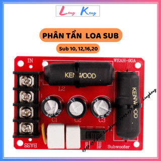 Phân tần loa Sub WEAH-90A công suất 200w dùng cho loa nhỏ dưới 20cm | Mạch phân tần loa siêu trầm