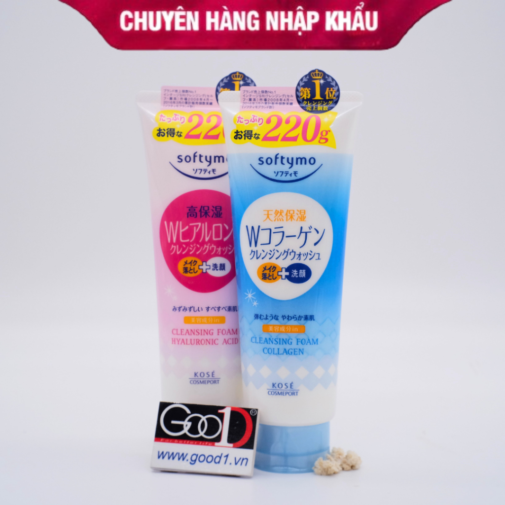 Sữa Rửa Mặt Kose Softymo 220g Nhật Bản