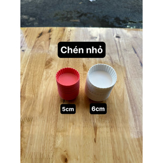 Lốc 100 chén nhựa nhỏ đựng muối tương ớt nước chấm
