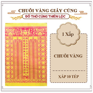 Giấy Tiền Chuỗi Vàng & Trắng - Hàng Mã Thiên Lộc