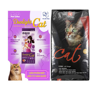Thức ăn mèo cat eye 13.5kg | Duolight cat 15kg bao lớn siêu tiết kiệm | Cateye 13 5kg