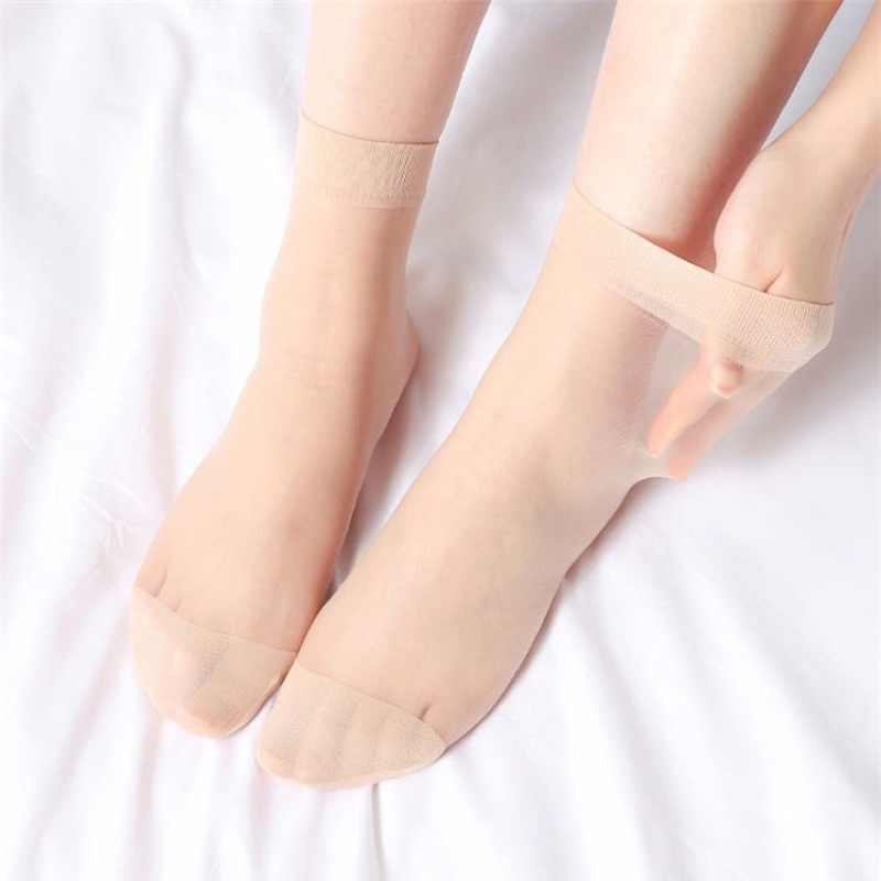 Combo 10 đôi tất da chân Hàn Quốc (mác tím)