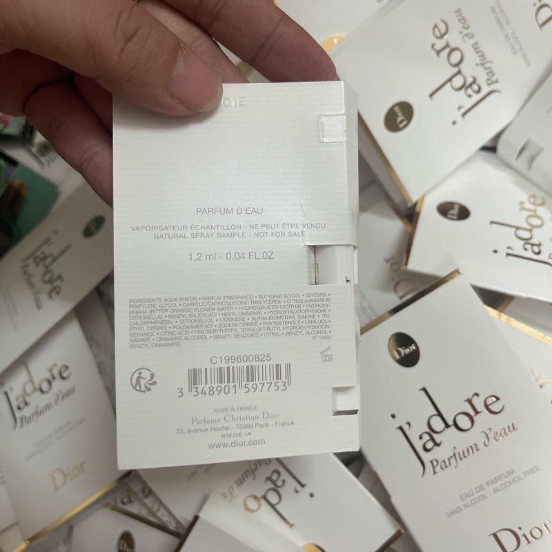 Chicos - Vial chính hãng nước hoa Dior Jadore EDP 1ml