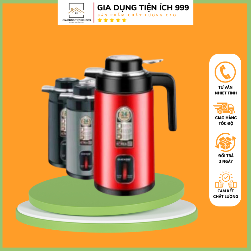 Ấm Siêu Tốc CUCKOO 2 in 1 - Dung Tích 3 Lít - Đun Sôi Và Ủ Nóng 24h