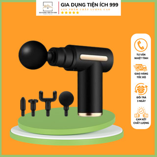 Máy massage cầm tay 6 chế độ - súng massage trị đau giãn cơ rẻ nhất shopee