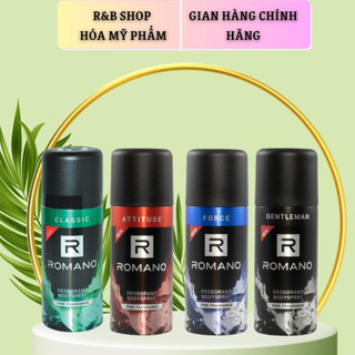 ROMANO XỊT KHỬ MÙI BODY CHO NAM GIỚI 150ML