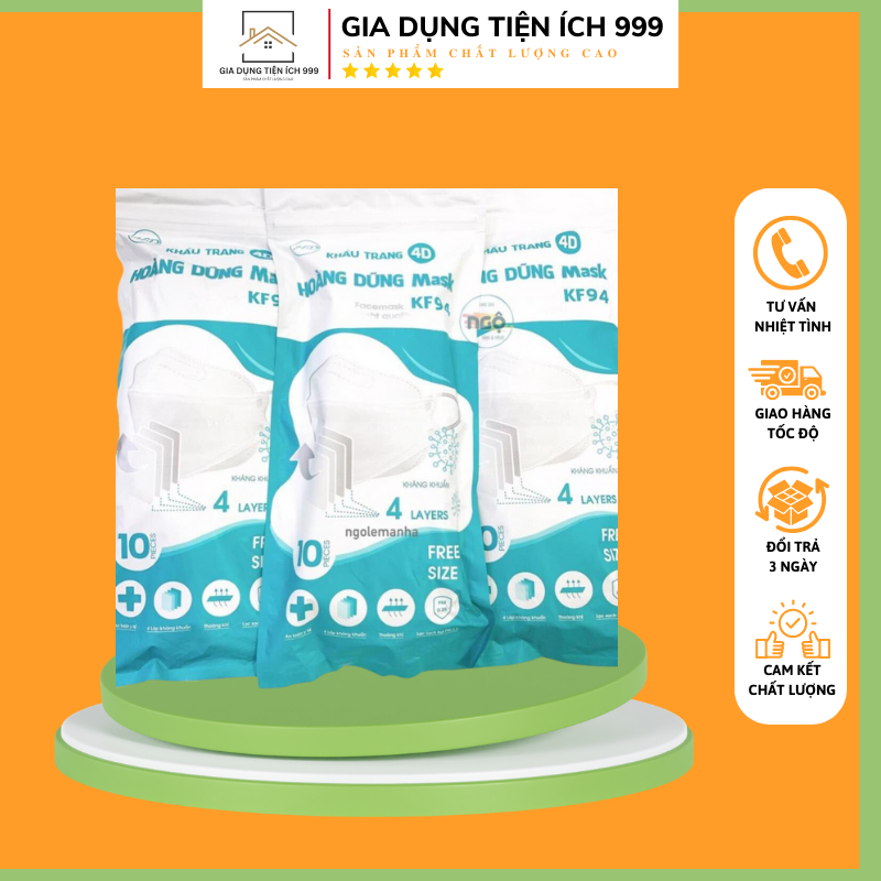 THÙNG KHẨU TRANG 4D KF 94 HOÀNG DŨNG HÀNG NỘI ĐỊA