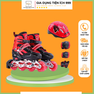Giày Trượt Patin Người Lớn Và Trẻ Em, GiàyPatin Cao Cấp, Giày Patin Có Bánh Phát Sáng ( FREE SHIP )